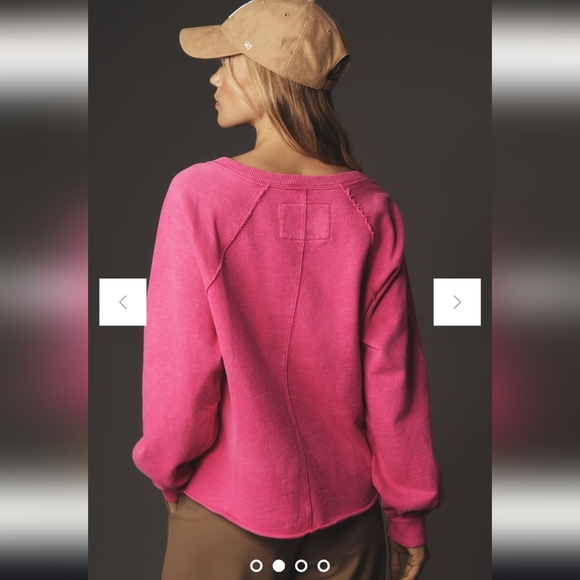 Pilcro Reworked Popover Sweatshirt Anthropologie - S - Picture 5 of 12